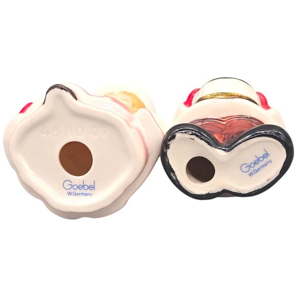 Vintage Goebel Annual Ornament Set 1986 & 1988 Porcelain Doll & Drummer Boy - Picture 6 of 14